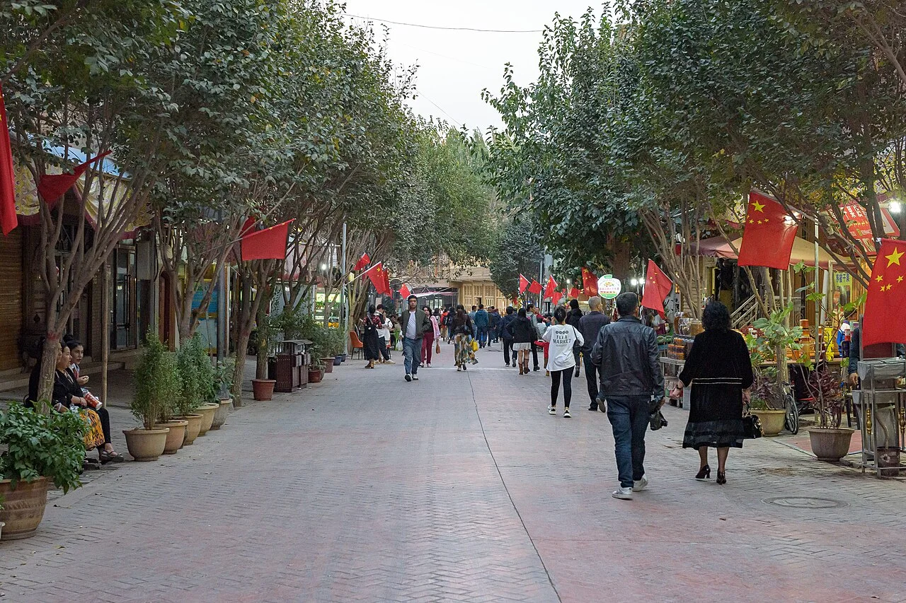 喀什老城西街生活场景